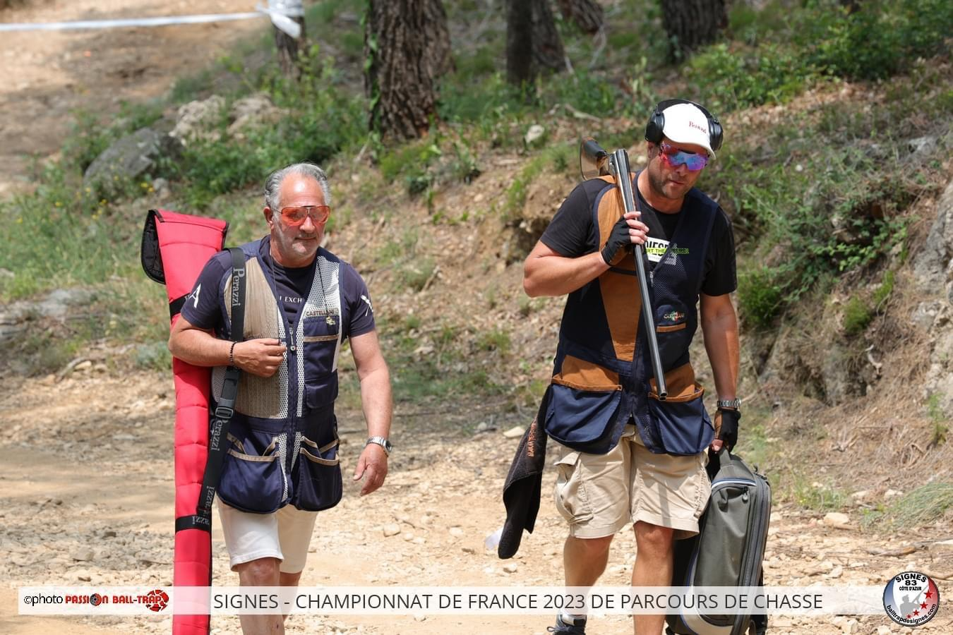 Alexandre Arnaud tir Championnat de France parcours de chasse Signes 2023 ball trap compétition