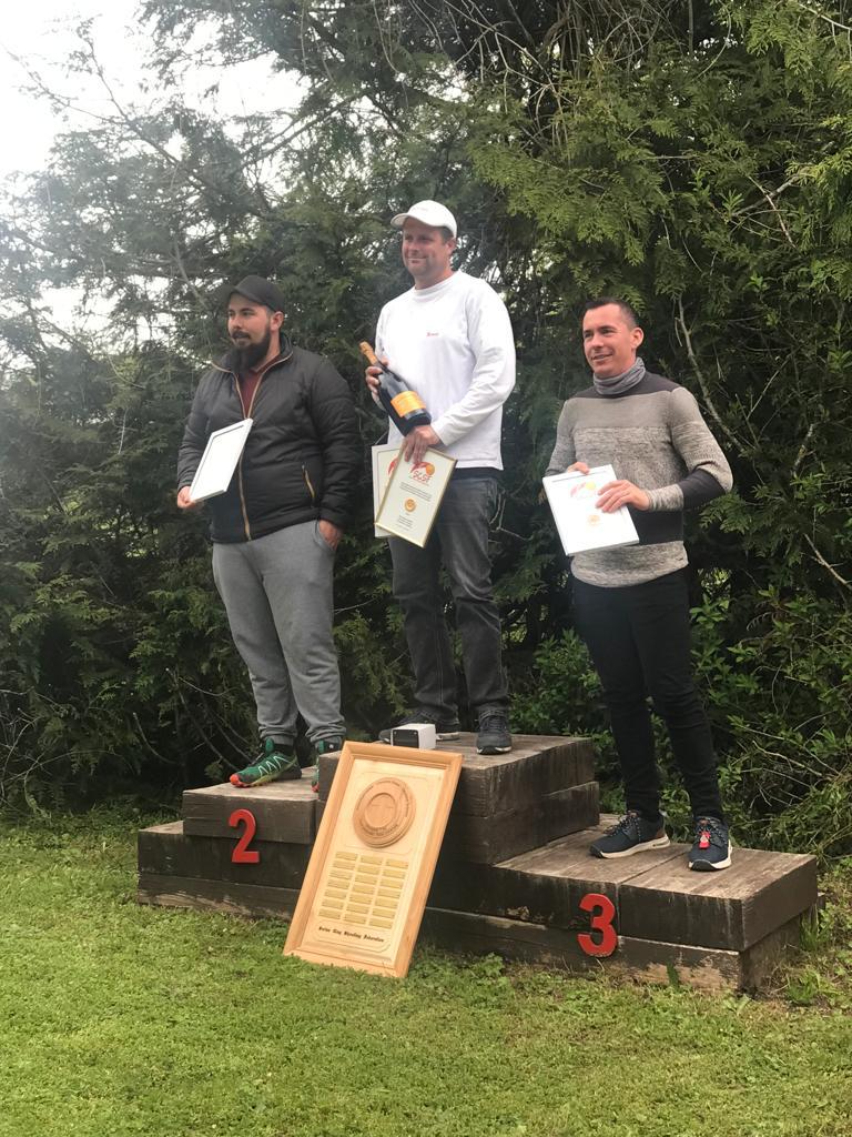 Alexandre Arnaud tir 1ère place podium Champion Suisse fosse universelle SCSF 2023 ball trap